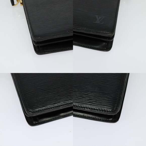 LOUIS VUITTON Epi Capuchin Shoulder Bag Black M52342 - Picture 10 of 12